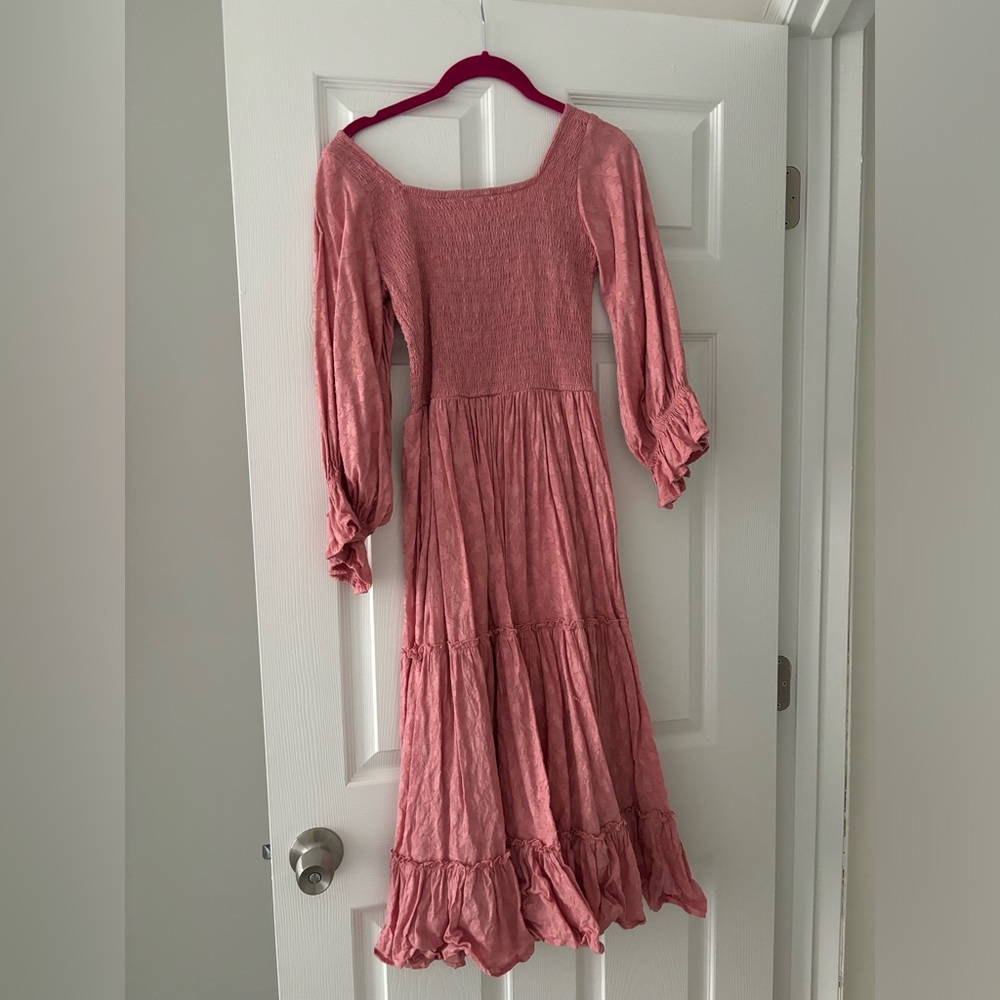 JessaKae dusty pink/mauve midi dress